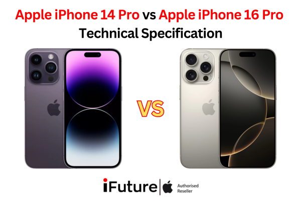 Apple iPhone 14 Pro vs Apple iPhone 16 Pro Technical Specification